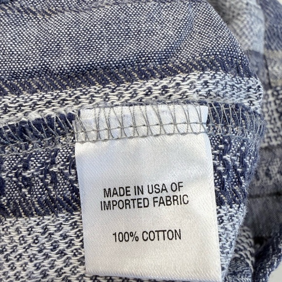 Evereve Blue Striped Shorts - Picture 8 of 8